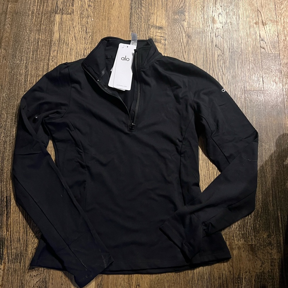 ALO Yoga Black Long Sleeve Top